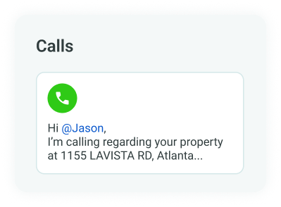 Outbound call follow-ups