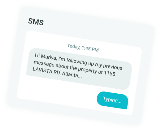 SMS follow-up thread